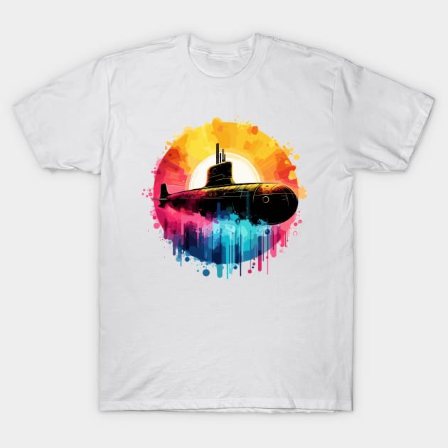 Submarine T-Shirt by Vehicles-Art